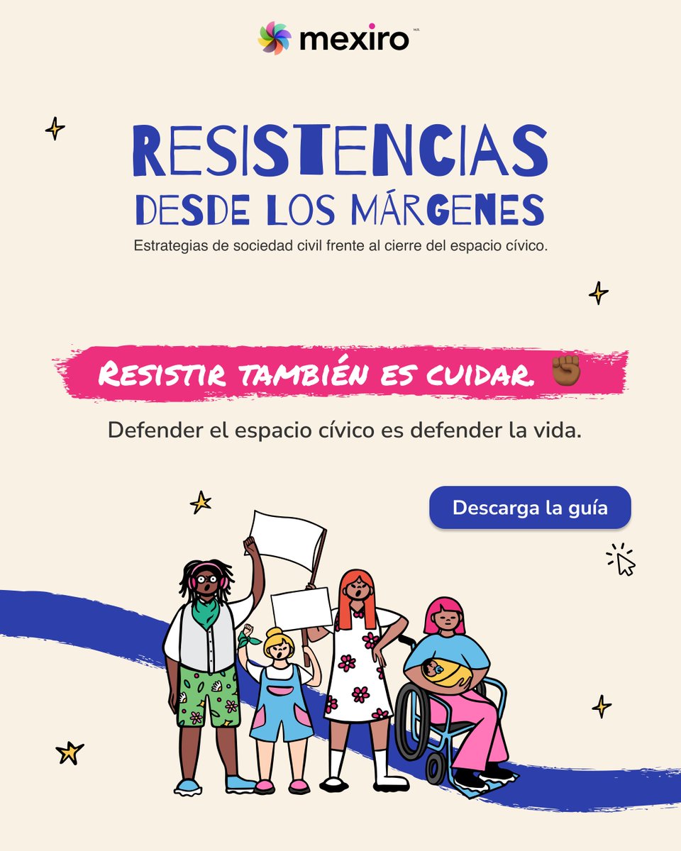 La lucha anticorrupción también es emocional, colectiva y feminista.

Resistir es cuidar, cooperar y sostener la memoria. 🌿

📘 Descarga la guía: bit.ly/434dhhz

#SociedadCivil #Anticorrupción #CuidadoColectivo