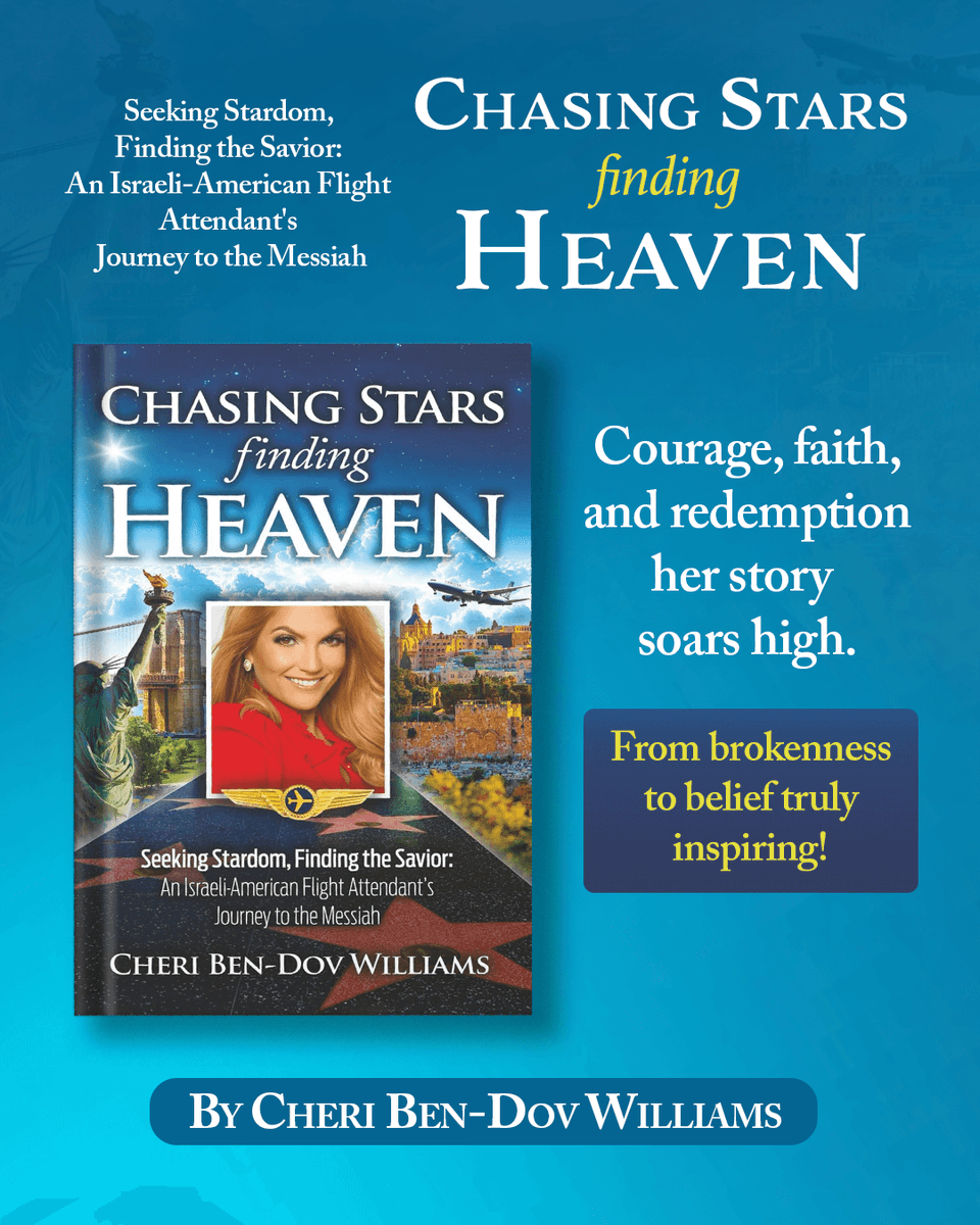 She chased the skies for freedom only to find heaven waiting. A powerful true story of faith, identity, and divine discovery. By Cheri Ben-Dov Williams

Available on - amzn.to/4oaaBrb