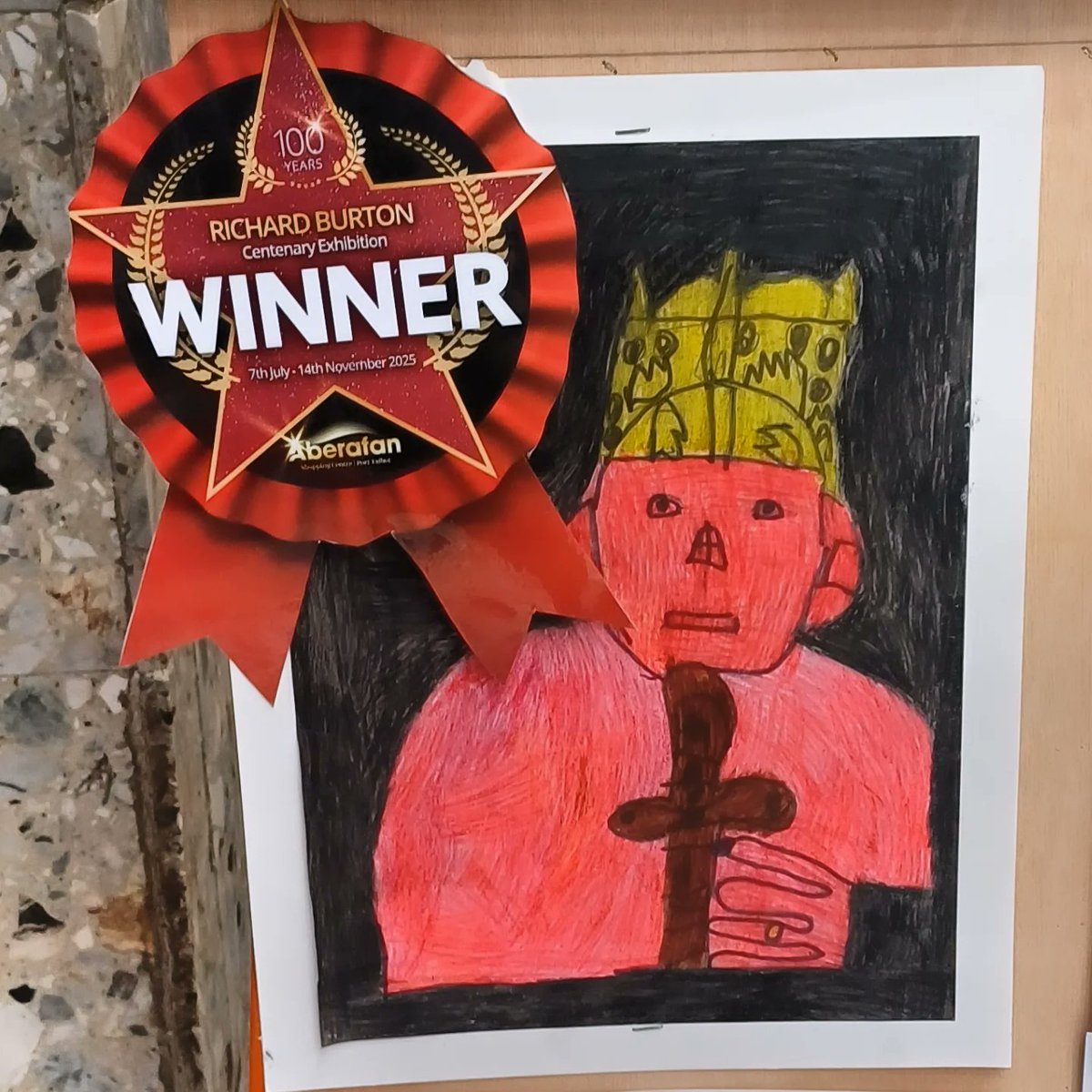 reviewwales's tweet photo. Richard Burton Centenary children’s drawing competition in his hometown of Port Talbot is on display at Aberafan Shopping Centre. Congratulations to the winners! 🏴󠁧󠁢󠁷󠁬󠁳󠁿 #richardburton100 https://t.co/T896Hohdu4