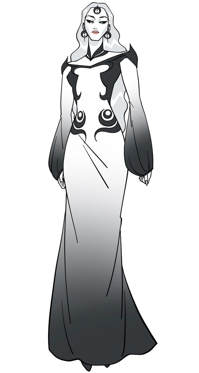 ChaoticFableEnt's tweet image. The Ivory Witch in fish form 😌