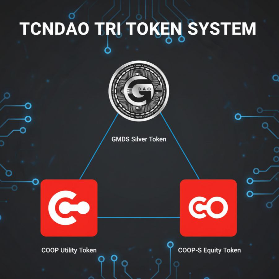 coopnetworkdao's tweet image. ETHICAL DEFI AT ITS CORE
TCN&apos;s DeFi isn&apos;t about moonshots—it&apos;s ethical finance for the long haul. Diversify risk, build wealth responsibly.

Enter our Tri-Token System:  COOP (Utility): Save, barter, trade fee-less.  

COOP-S (Equity): Borrow at 0%—with heart.  

GMDS (RWA):…