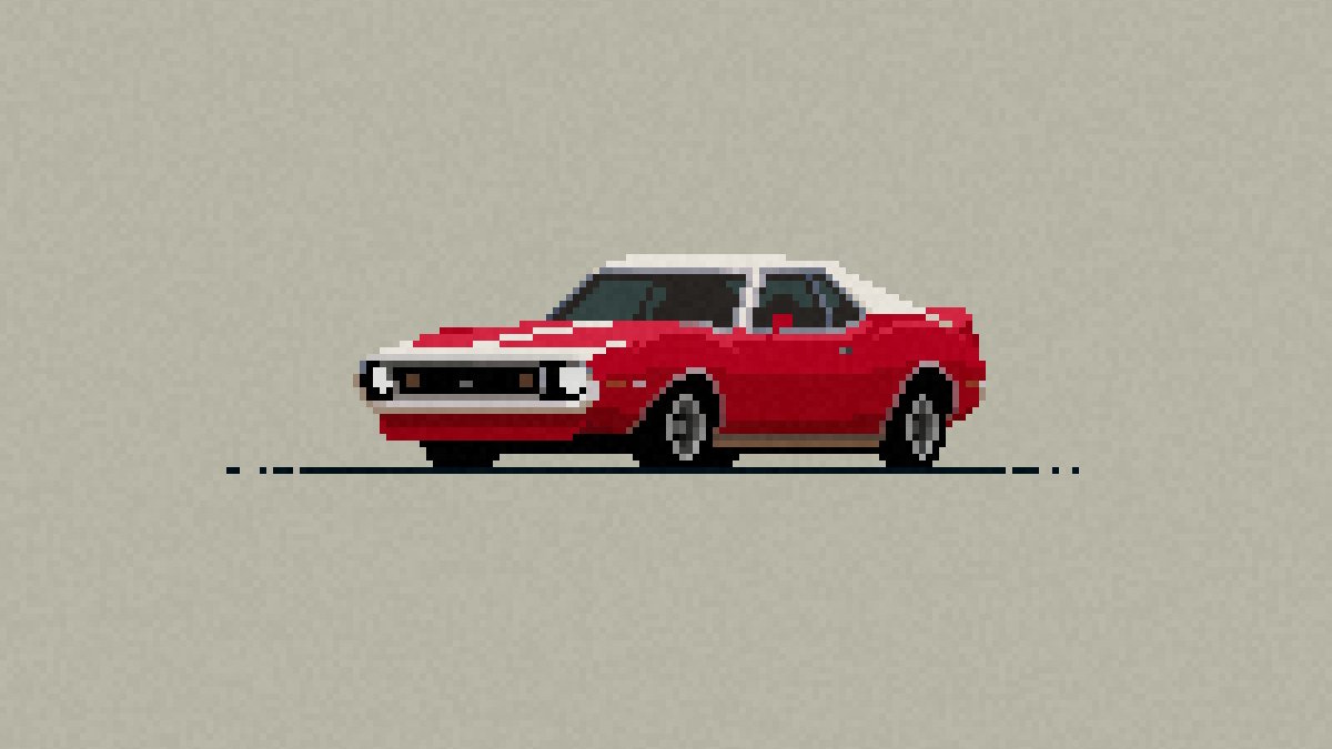 AMC Javelin AMX 1973
One of the last true muscle cars before the era faded. Approved by Nacho Varga.

#pixelart #pixel #pixelcar #art #carillustration #carinstagram #cardrawing #etherfieldgames #etherfieldstudio #AMC #AmericanMuscle #Javelin #NachoVarga #BetterCallSaul