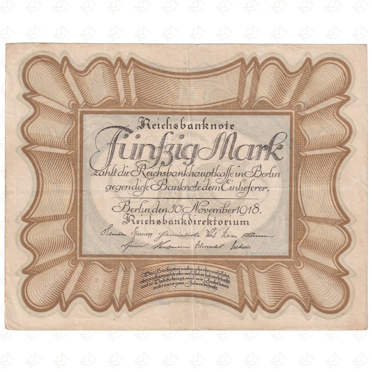 MansbridgeCoins's tweet image. 1918 Germany 50 Mark Banknote – Egg Note – P#65-4

Starting Price: £7.00

Currently at 7-day auction — bid before it&apos;s gone!

📦 £3.00 UK shipping
🌍 Secure international delivery
🔗 ebay.co.uk/str/mansbridge…

#Banknotes #MansbridgeCoins #BanknoteCollector #BanknoteCollectors…