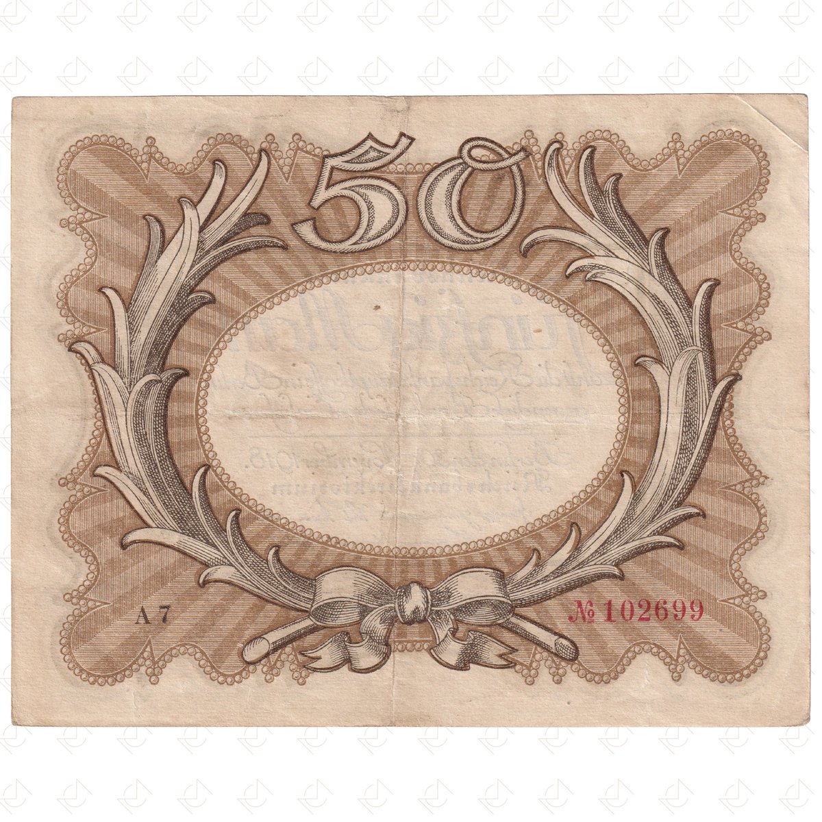 MansbridgeCoins's tweet image. 1918 Germany 50 Mark Banknote – Egg Note – P#65-4

Starting Price: £7.00

Currently at 7-day auction — bid before it&apos;s gone!

📦 £3.00 UK shipping
🌍 Secure international delivery
🔗 ebay.co.uk/str/mansbridge…

#Banknotes #MansbridgeCoins #BanknoteCollector #BanknoteCollectors…