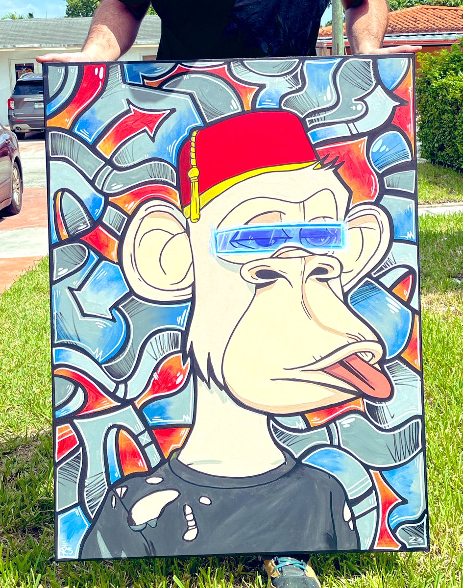 rocsolmiami's tweet image. Gm fam, happy Mutant Monday! excited to paint more canvases for November in preparation for Art Basel, one of the biggest art festivals and activations. Can’t wait to show y’all what we are cooking. Here are a few moments we captured 👨🏻‍🎨
@BoredApeYC 🧪🧪🧪🧪🧪
