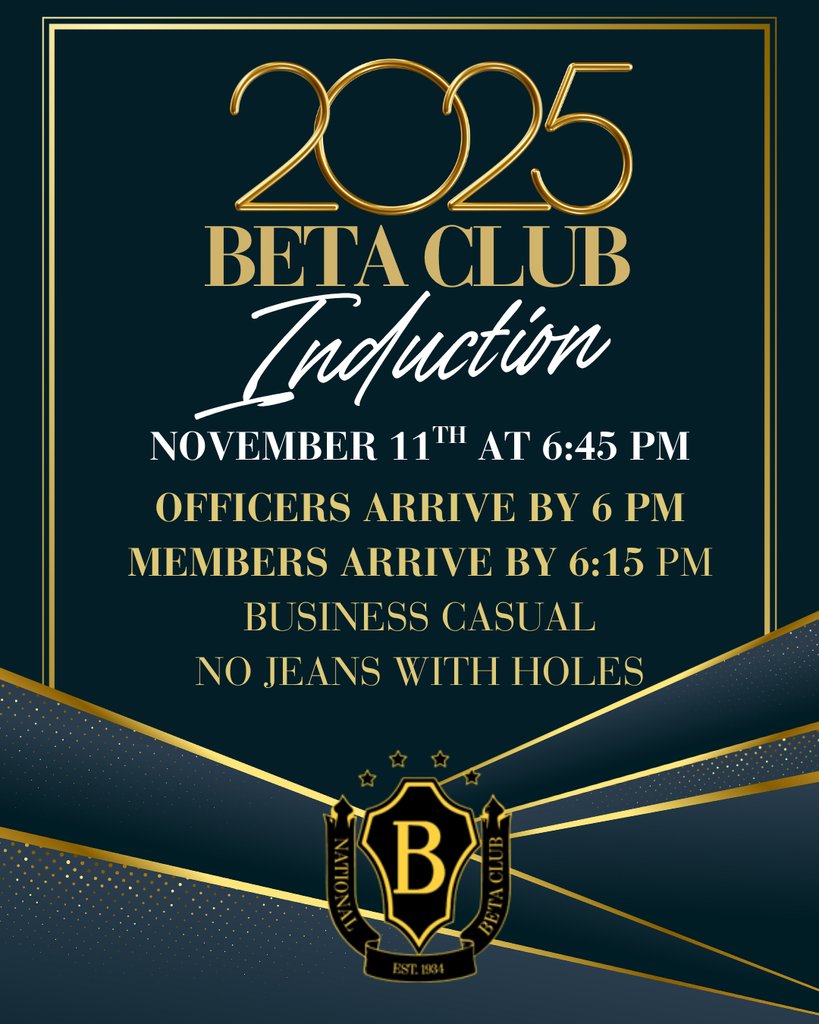 Beta Club Induction