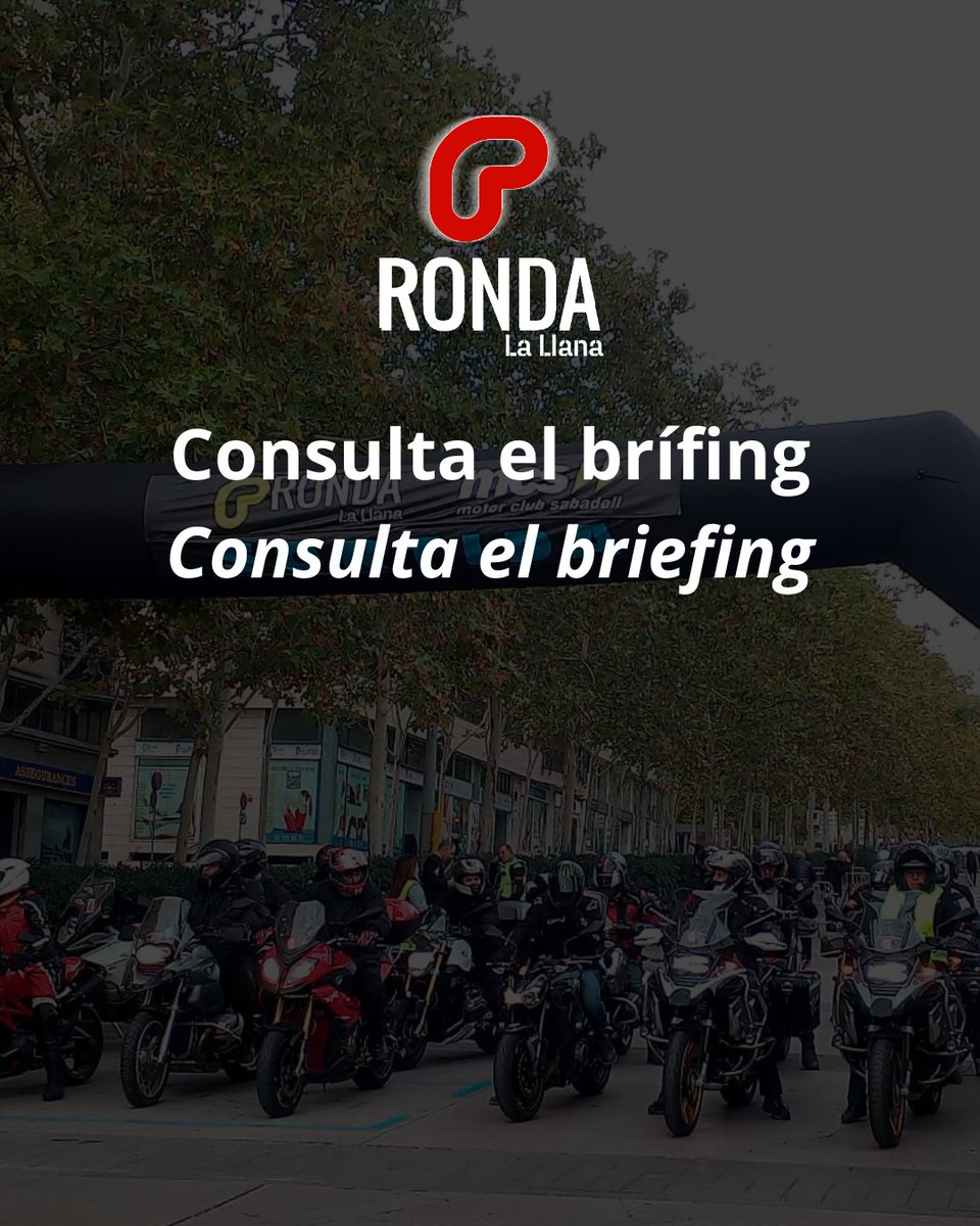 📝 Ja es pot consultar el brífing de la #RondaLaLlana!
📣 Amb aquesta notícia ampliem informació prèvia.
▫️▫️▫️
📝 ¡Ya se puede consultar el briefing de la #RondaLaLlana!
📣 Con esta noticia ampliamos información previa.

🔗 bit.ly/lallana25-brif…