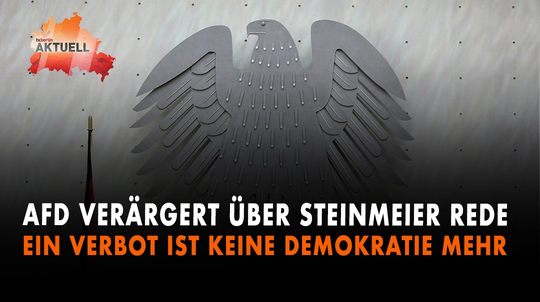 AfD: Ein Verbot ist keine Demokratie mehr

Nachrichten auf tvberlin unter:
youtu.be/xCJR4qNGcwU

#tvberlin #politik #deutschland #usa #heizung #nachrichten #polizei #fdp #söder #afd #steinmeier #demokratie #ausbildung