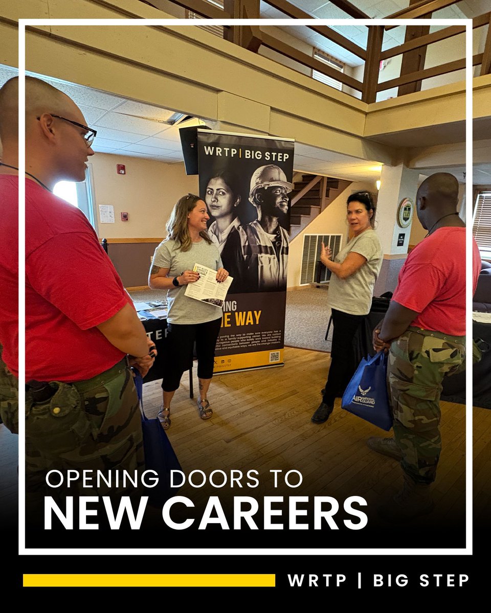 wrtpbigstep's tweet image. 🚪 Opening doors to new career opportunities!

WRTP | BIG STEP’s Northern Wisconsin team attended the Fort McCoy #ChallengeAcademy career fair on September 17. They spoke to 230 cadets about careers in the #trades &amp;amp; our services &amp;amp; programs.

Learn more:
🔗 wrtp.org