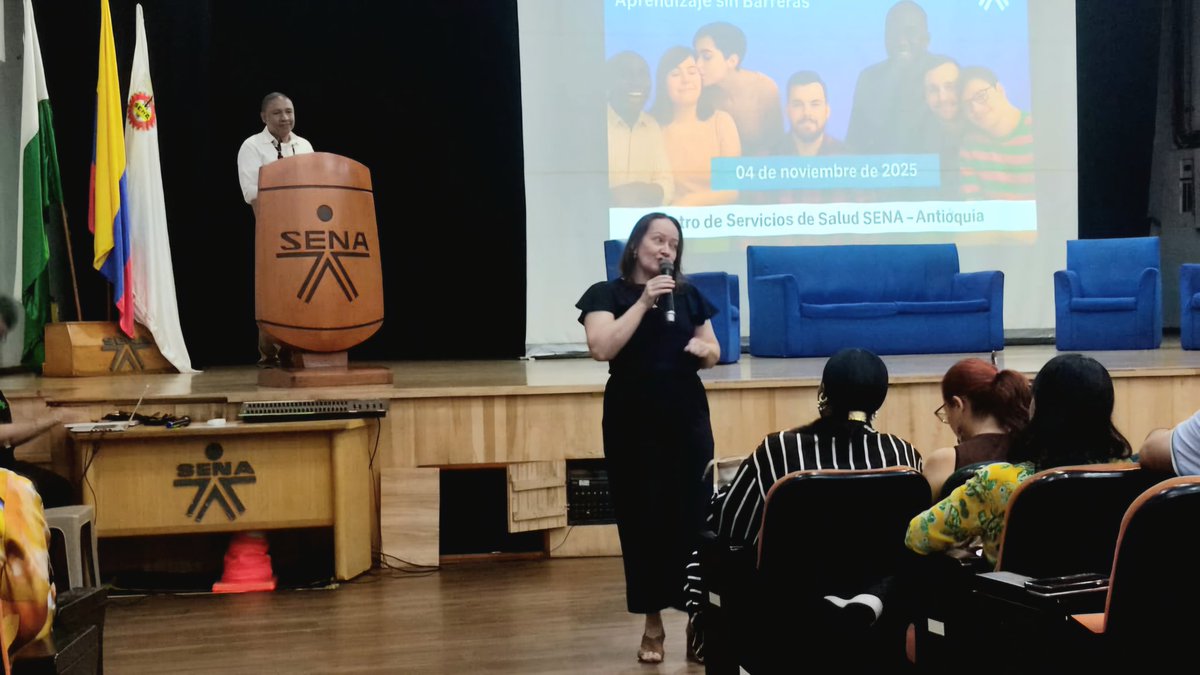 SENA_Antioquia's tweet image. El Centro de Servicios de Salud realizó el Encuentro Regional Pedagógico, un espacio para fortalecer las competencias de nuestros instructores y reafirmar el compromiso con la formación integral y la calidad educativa. 💚

#SENAAntioquia #FormaciónQueTransforma #SENAEnAcción