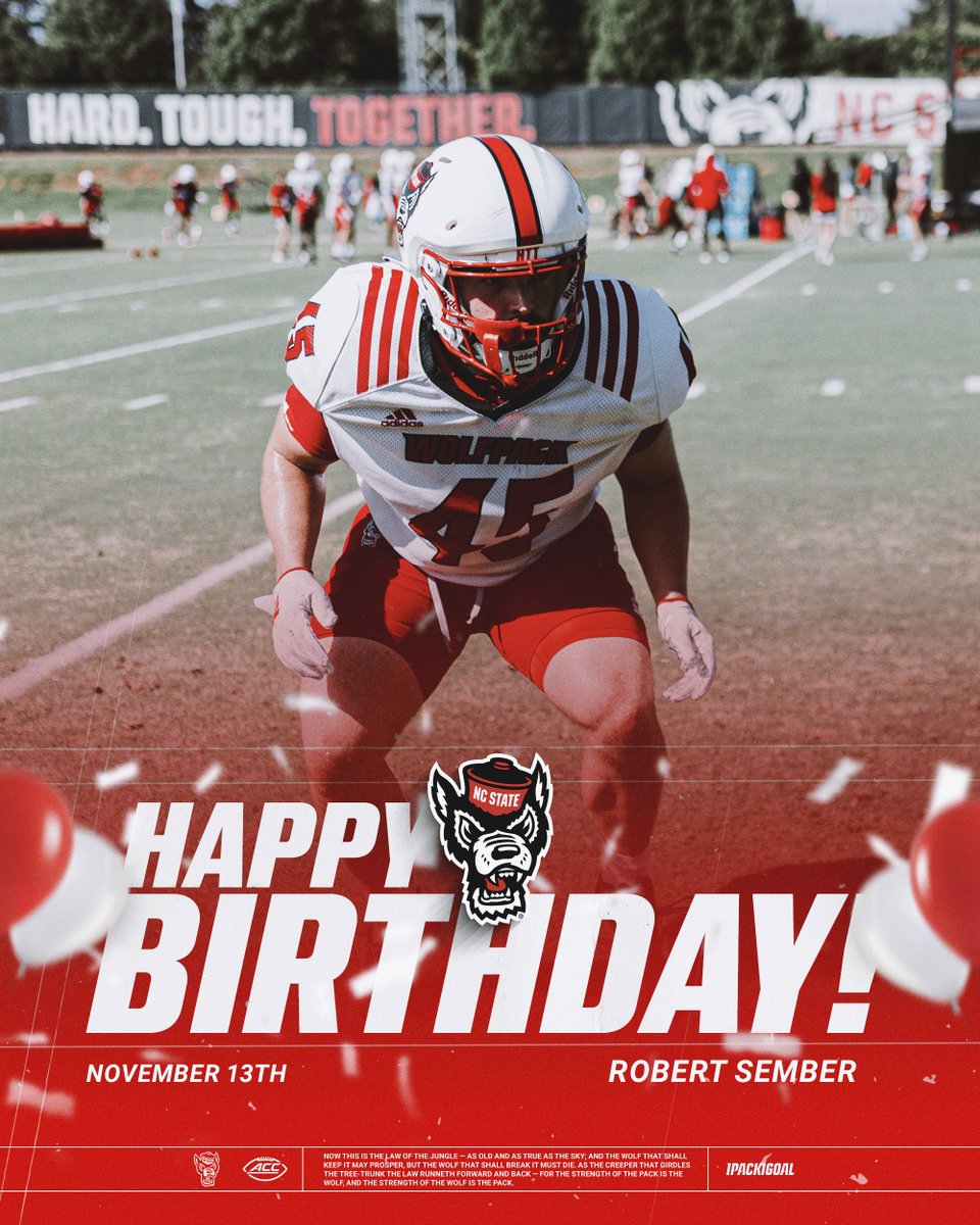 PackFootball's tweet photo. Happy Birthday, @Glenn_Sember !!

#1Pack1Goal https://t.co/pr7KFmgwue