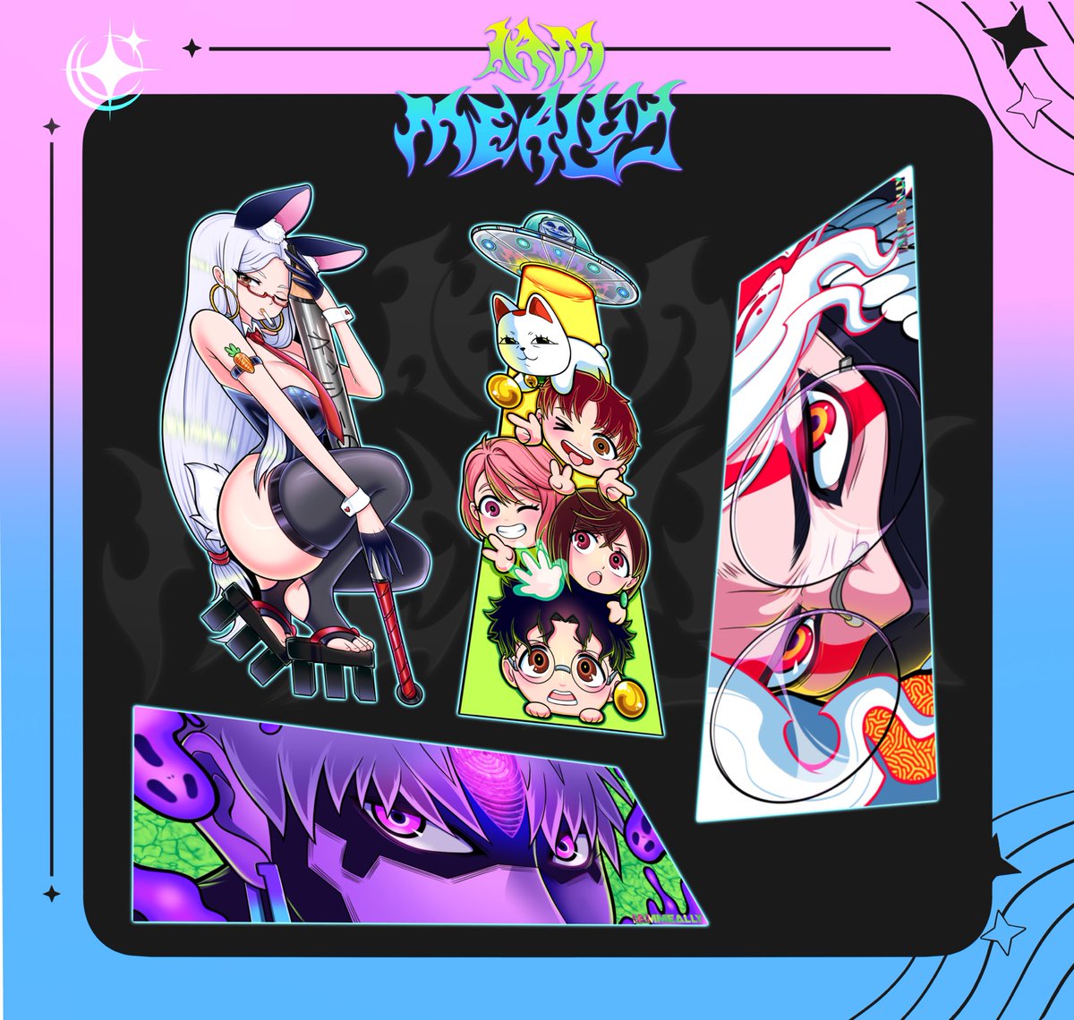 New drop this Wednesday 🩷
Part 1 come back tomorrow for more! #stickers #dandadan #artist