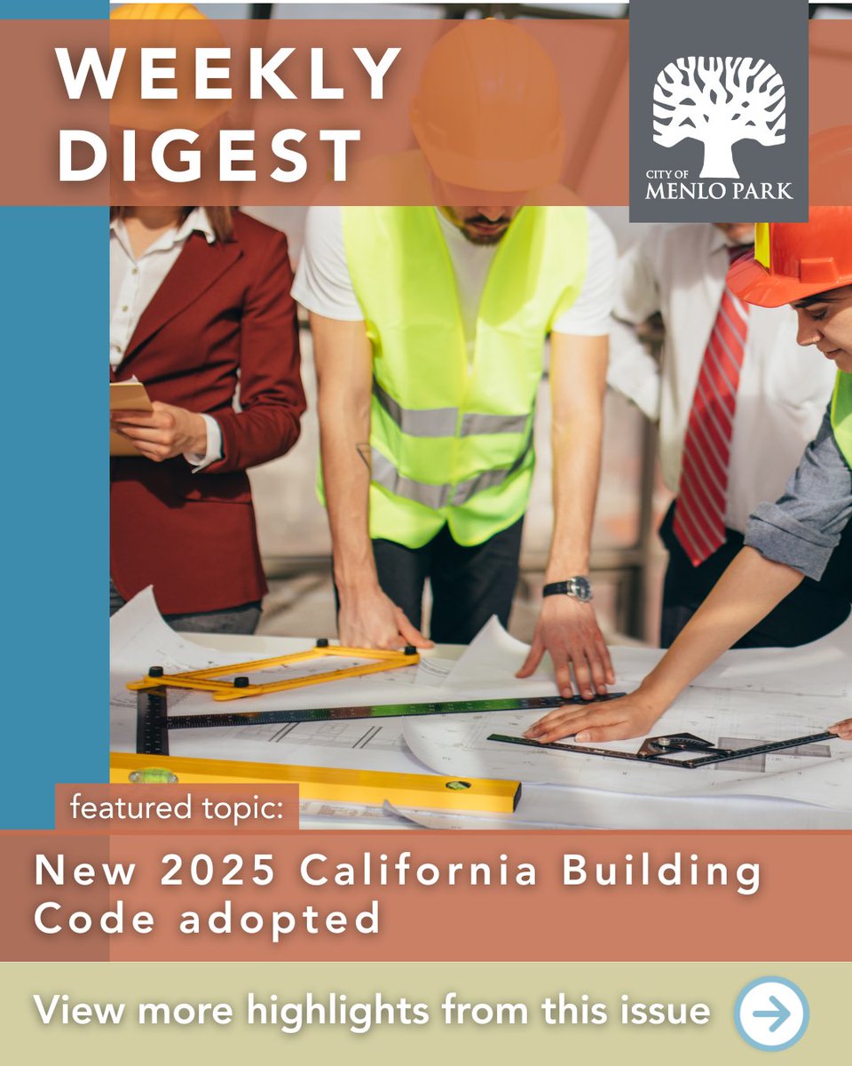 CityofMenloPark's tweet image. View this week’s #WeeklyDigest: publicinput.com/Email/q621670 and subscribe: publicinput.com/weeklydigest