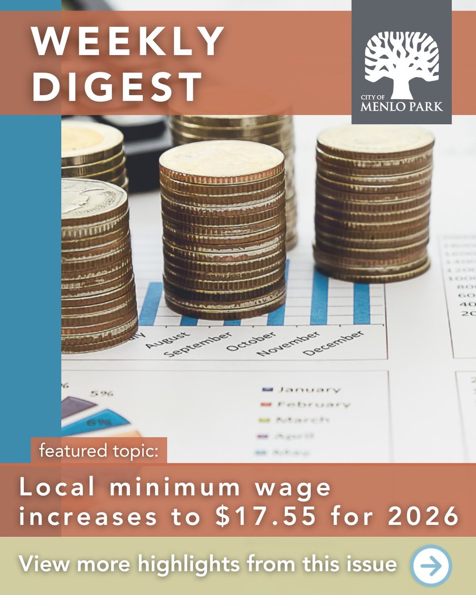 CityofMenloPark's tweet image. View this week’s #WeeklyDigest: publicinput.com/Email/q621670 and subscribe: publicinput.com/weeklydigest