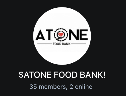 Does anyone want to volunteer their time to make a better social security net? Please join us.

t.me/atonefoodbank