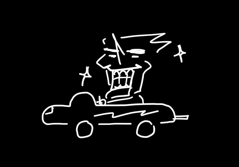 kaijoo__'s tweet image. Big Shot Spamton from my class notes