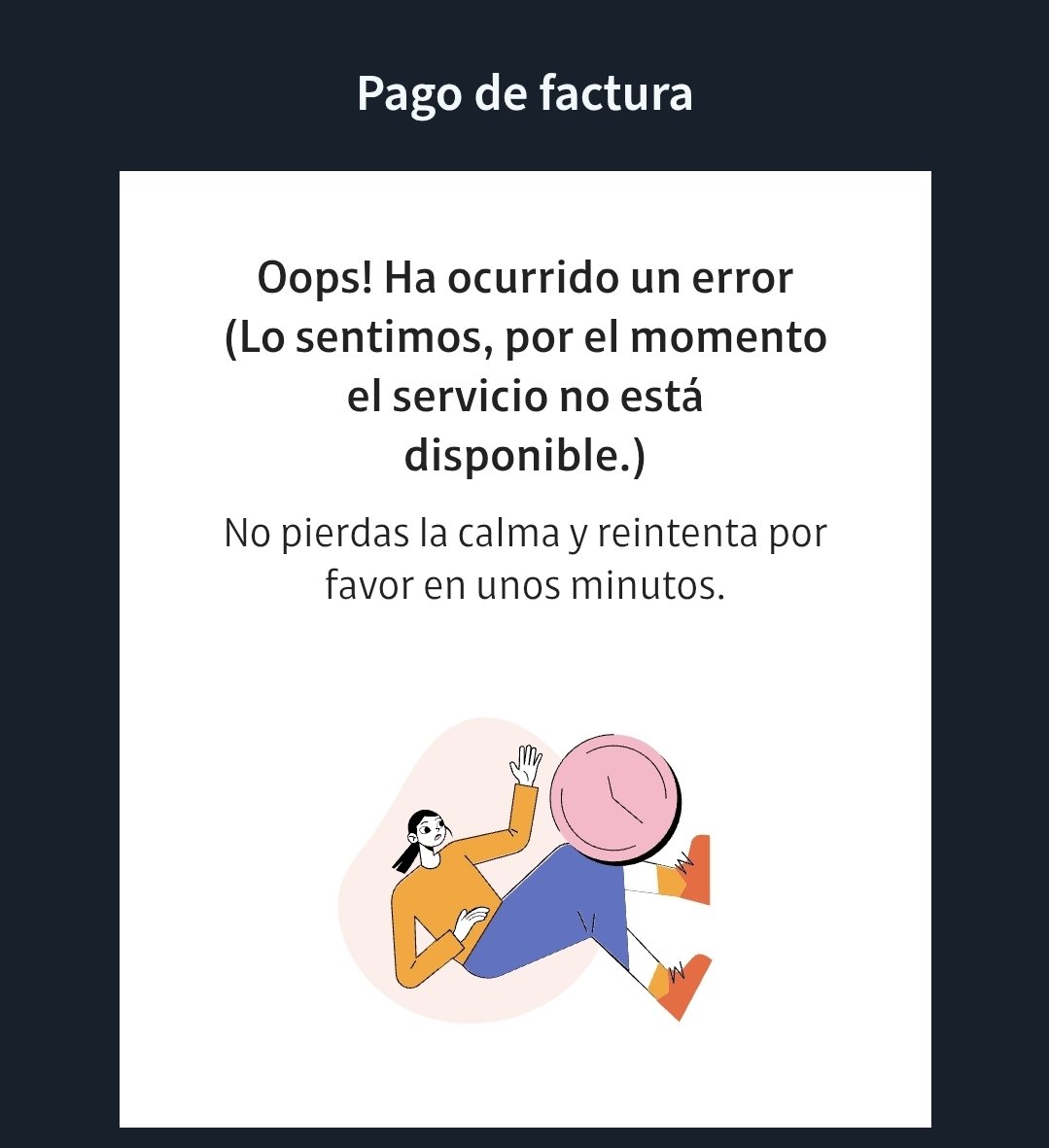 cesarcaspe's tweet photo. No sé si es peor intentar pagarle al SAT o a @Telcel
Cuando uno quiere pagar, nunca te deja 😂😂 https://t.co/A4HyObuG7t