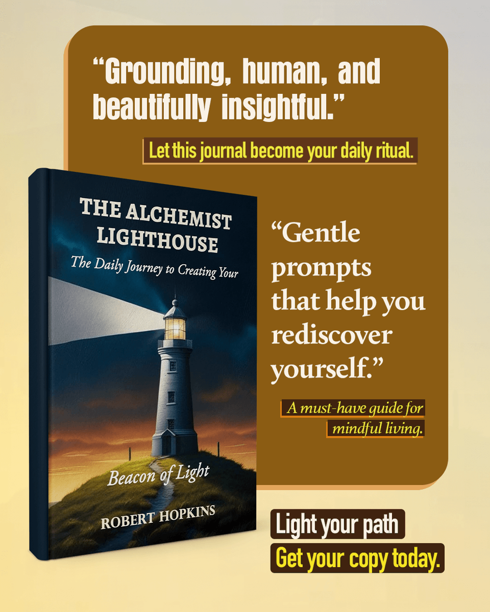 WeBlogBooks's tweet image. Your inner light is waiting to guide you home. The Alchemist Lighthouse invites you to explore awareness, healing, and abundance through daily acts of conscious alchemy. By @RobertHopksp4v

Available on - amzn.to/3Lx8A9K