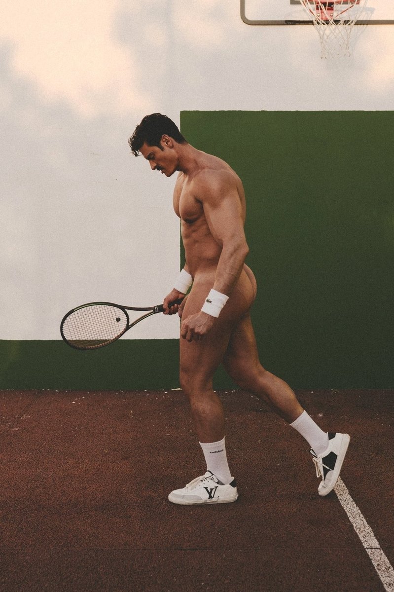 I challenged my tennis instructor to a game of strip tennis, him not thinking anything was amiss by agreeing. Well, when he is fully naked I had him start betting other things: his will, his mind, his body. He didn't know he would lose from the start, but being my toy is a win.