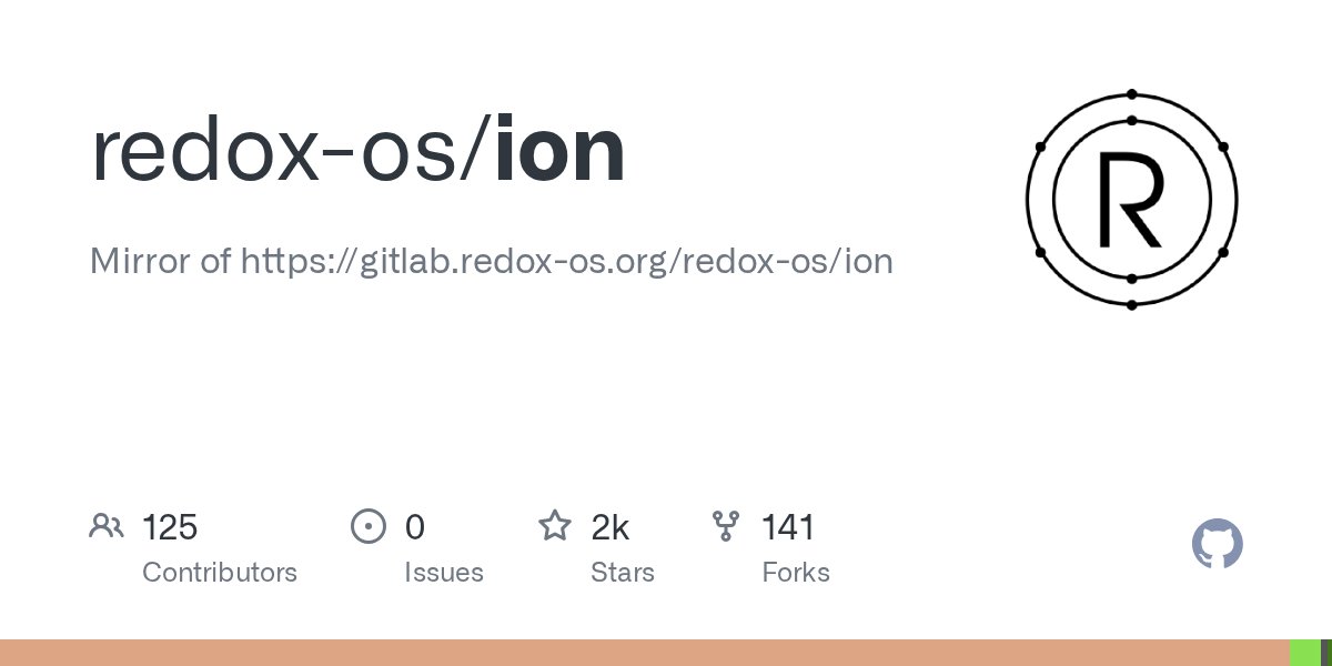 hackernewstop5's tweet image. Ion: Modern System Shell in Rust #HackerNews
github.com/redox-os/ion