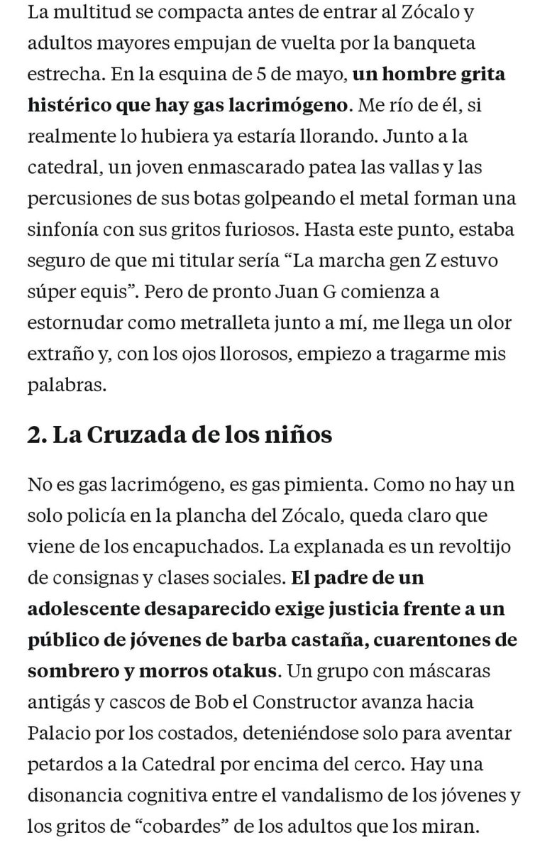 pincheAyax's tweet image. Ya está arriba la nueva edición del newsletter. Es una crónica sobre la mal llamada marcha de la generación Z con algunas reflexiones sobre quienes usan a los jóvenes como carne de cañón. Mis amigos se rifaron con fotos increíbles.
¡Pasen a leer!

ayax.substack.com/p/la-generacio…