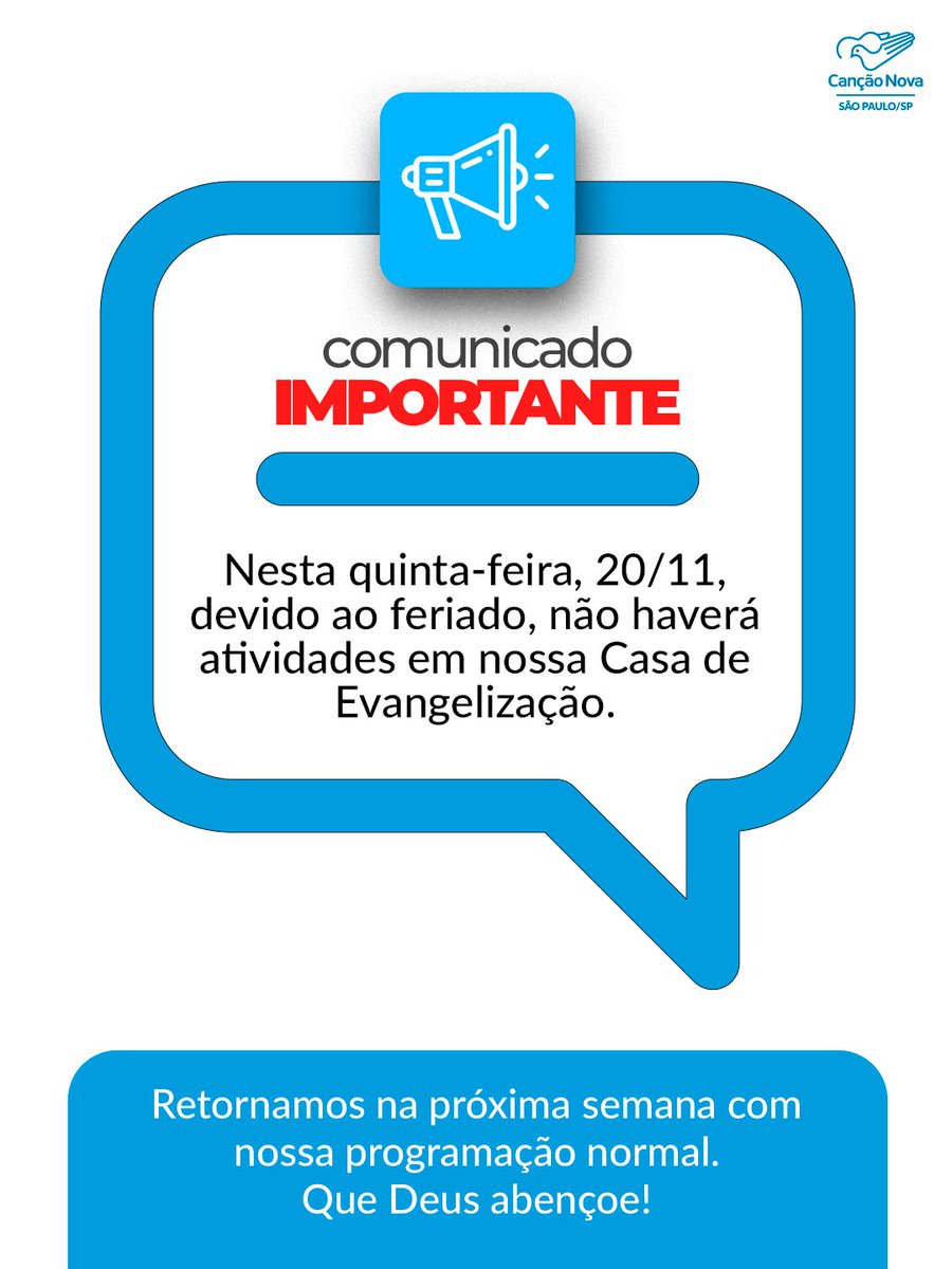 Canção Nova SP (@cancaonovasp) on Twitter photo 