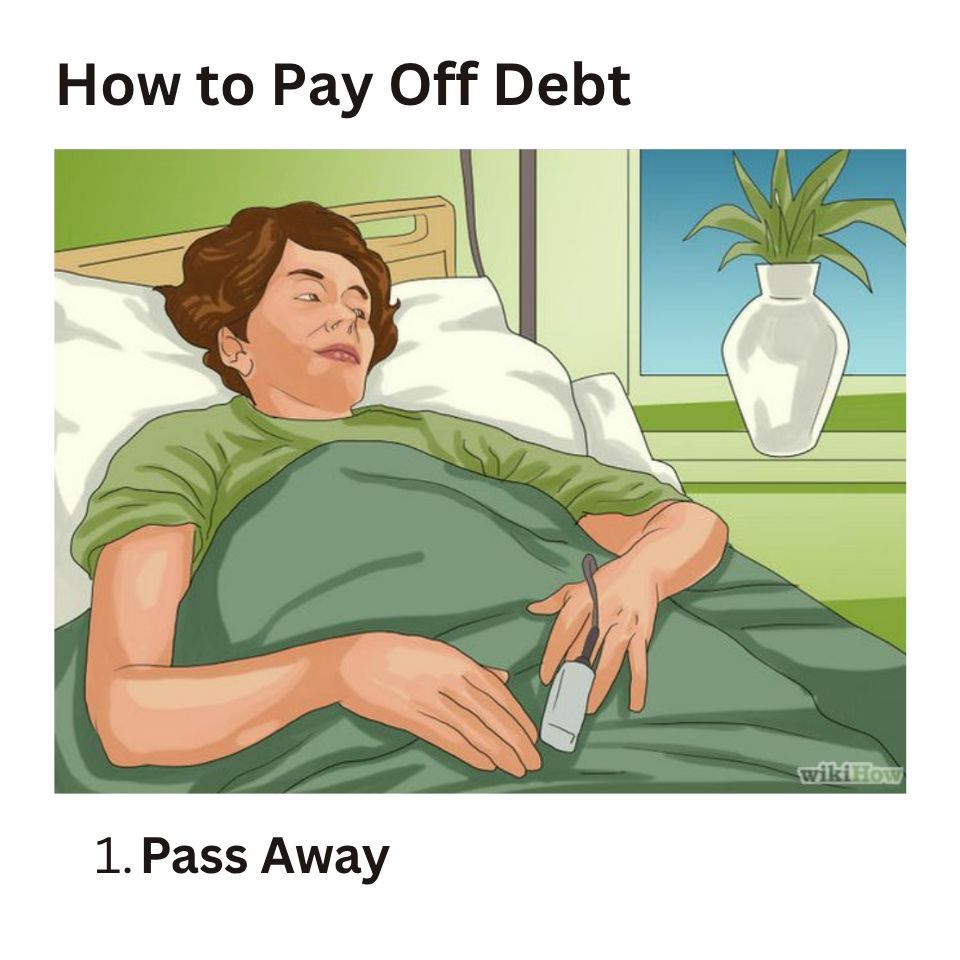 midcrisisdaily's tweet image. finally, a financial plan that makes sense 💀💸 #debtmemes #brokehumor #adultingishard #financialfreedomishilarious #relatablememes #moneyproblems #darkhumor #midlifememes #existentialhumor