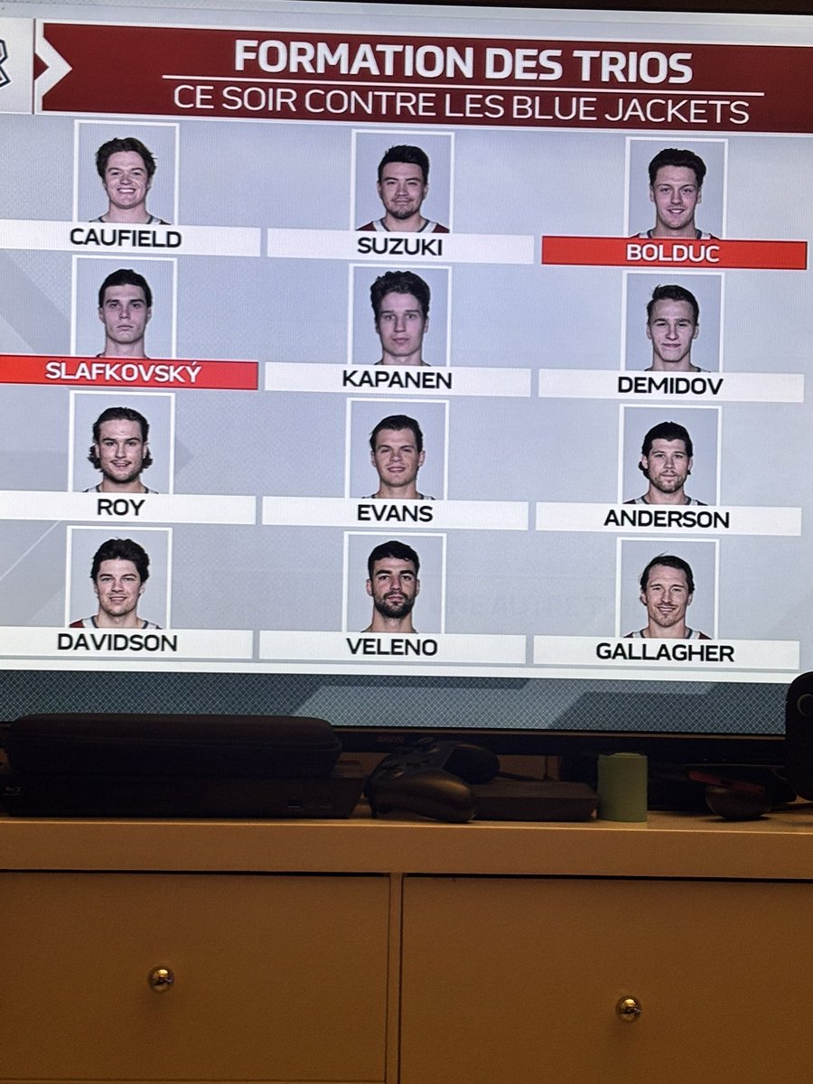 KarineHains's tweet image. Bolduc gets an audition on the top line while Slaf goes down to the second..interesting #GoHabsGo