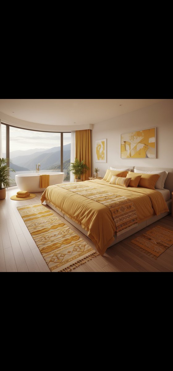 MareeAverys's tweet image. Luxurious and modern but inspired by the beautiful Faso Dan Fani of Burkina Faso. #BurkinaFaso #decor #concepts