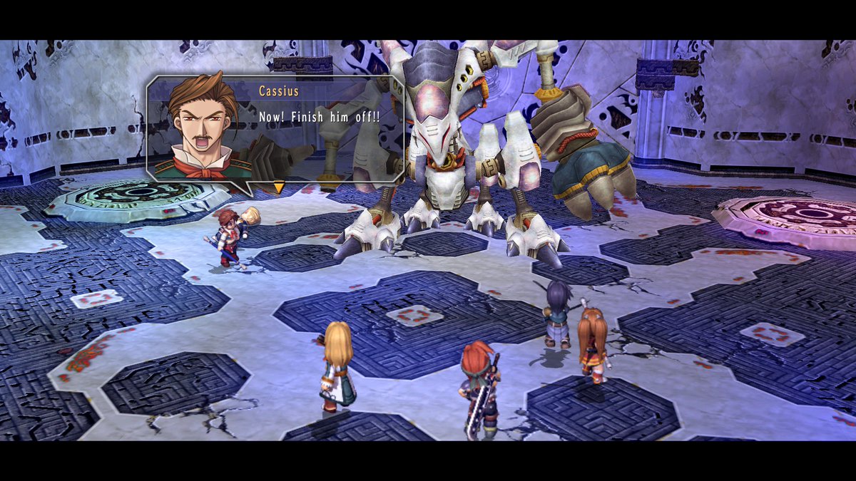 Garhom13's tweet image. Just when we think we&apos;ve finally beaten the robot, it gets up to attack again! Why won&apos;t you just stay down! Richard steps in, hoping to repent by giving us time to escape. Then, at the last moment, Cassius appears, giving us an opening to finish the monstrous machine for good!