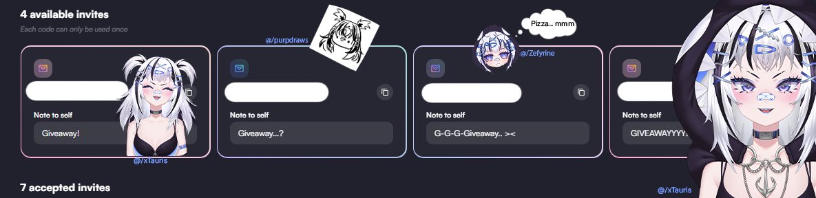 #VgenCode Giveaway!!! 

Ends on Friday
to Enter:
- like + retweet
- comment with your artwork
- follows not necessary but always appreciated

I Have 4 Codes to give out but that doesnt mean im picking 4 winners, im only giving out codes if people enter that I think are worth it.