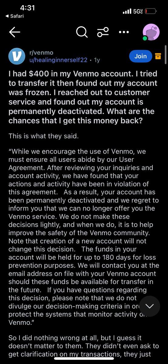 NeIsHA_LoLA's tweet photo. Can we address thr facts that venmo steals from their customers, from constantly freezing  accounts for no reason holding money up go 180 days, sometimes years, reversing charges and saying they paid the money but the other recieving end never gets the money ect ! @Venmo https://t.co/bCFmik4LVo