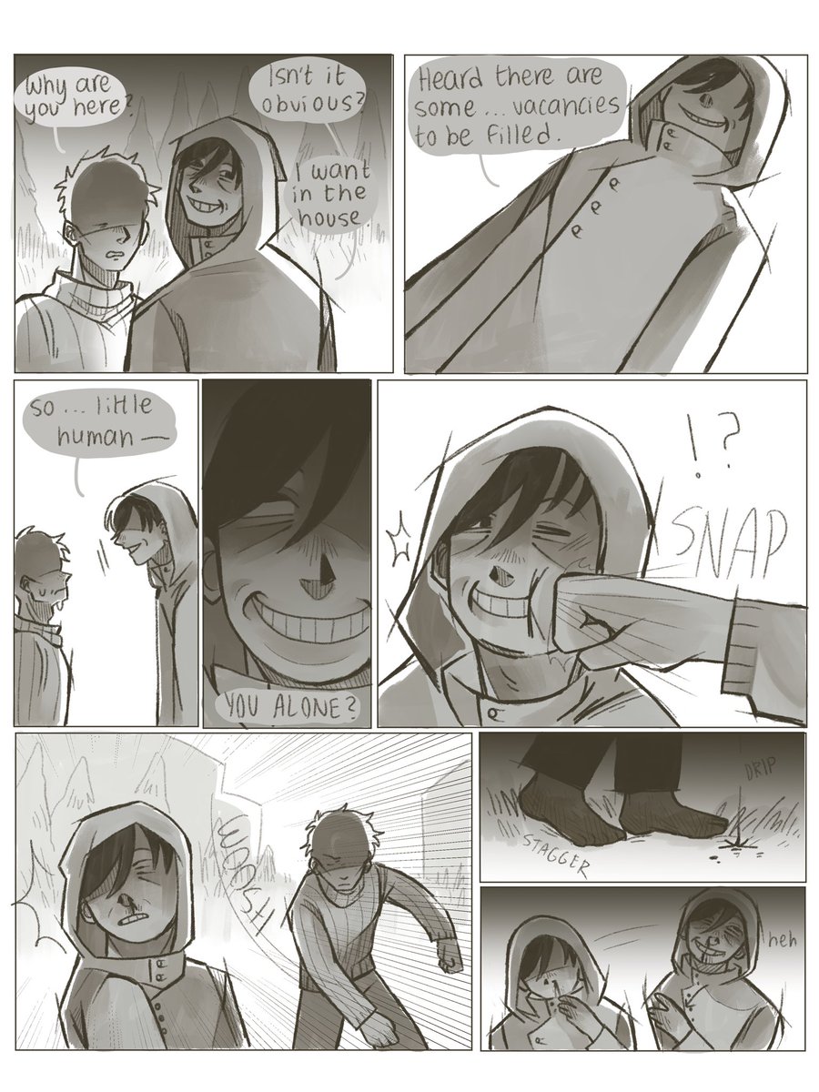 dickeater9993's tweet image. page 6-7 (can also be read on sites.google.com/view/im-not-al… !!) #ninah #noimnotahuman