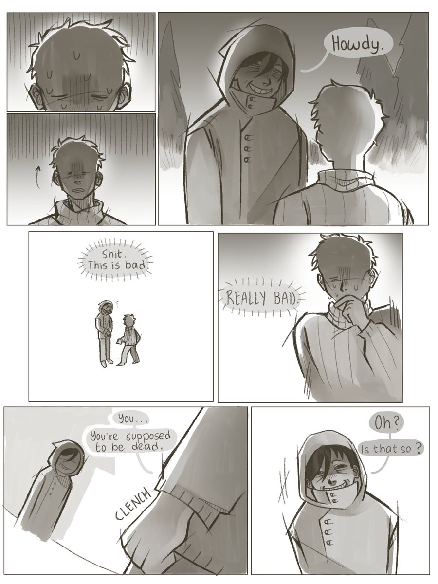 dickeater9993's tweet image. page 6-7 (can also be read on sites.google.com/view/im-not-al… !!) #ninah #noimnotahuman