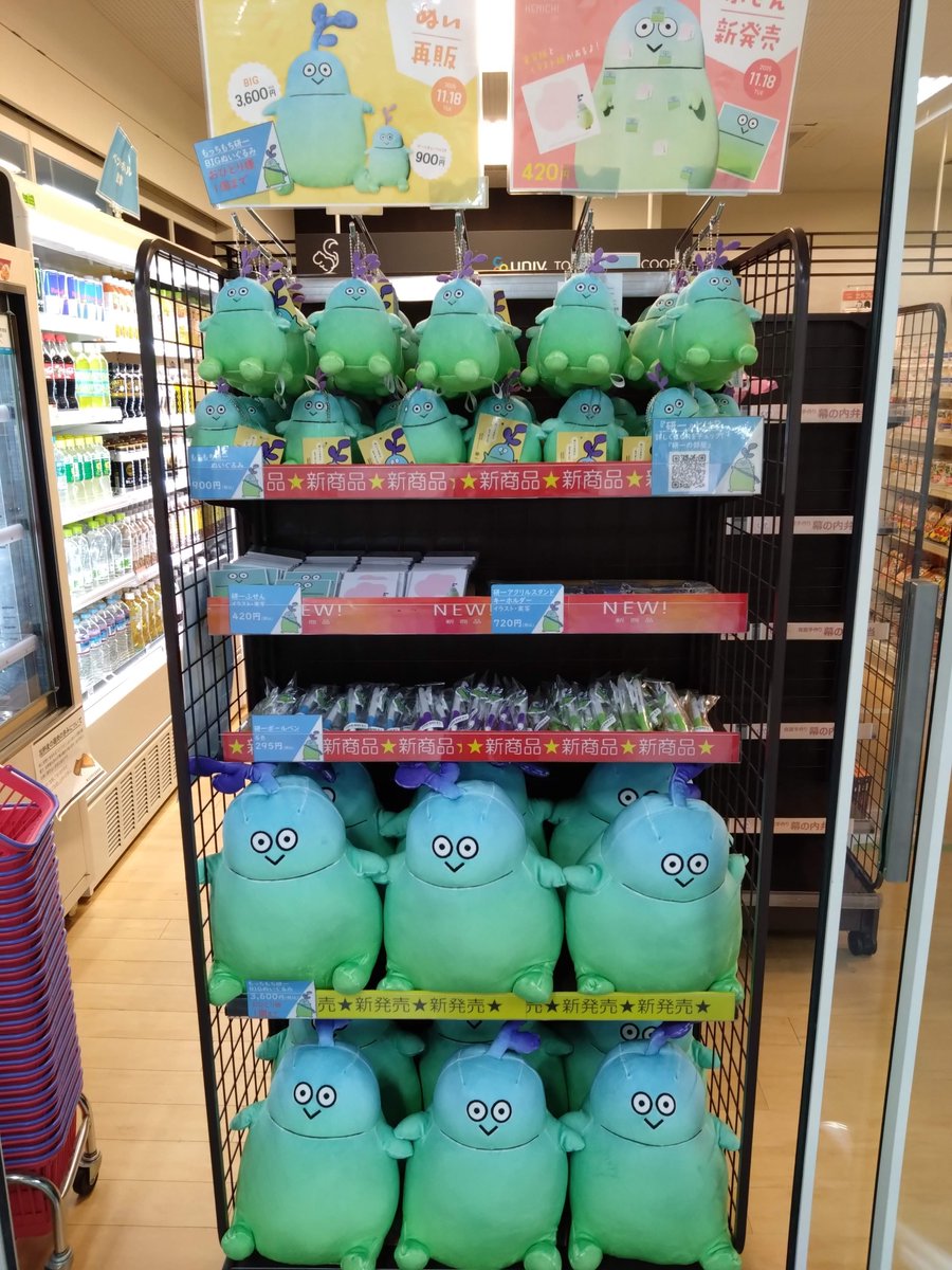 ポッケで研一グッズ販売中です！ BIGぬいぐるみはもっちもちです