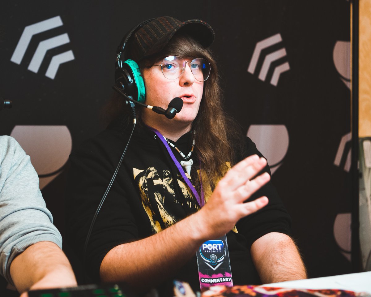 Pshaw37's tweet photo. Late on this, but thanks for the rad Port 9 weekend! Commentary was fun and enjoyable despite my diminishing returns on my voice at the end. I brought my best!  I appreciate the scene as a whole, everyone behind and in front of the scenes. Proud of yall. You know who you are. https://t.co/Lnkew9QVyY