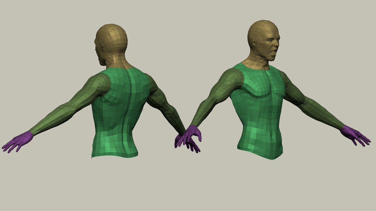 LeonMelia's tweet photo. Anatomy sculpt, starting the creation of the main character for my uni course.
#anatomy #human #zbrush #scult #characterart #characterdesign https://t.co/gjSnBTGtFX