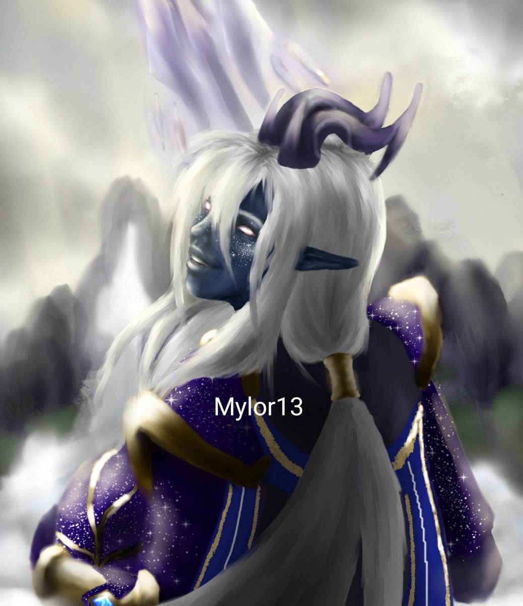 Mylor133's tweet image. I dismissed it at the time in favour of the amber-eyed one, but seeing it again, I almost like it better.
Looking forward to learning more about Laurelion. 
#tdplaurelion #tdpfanart #interpretativefanart