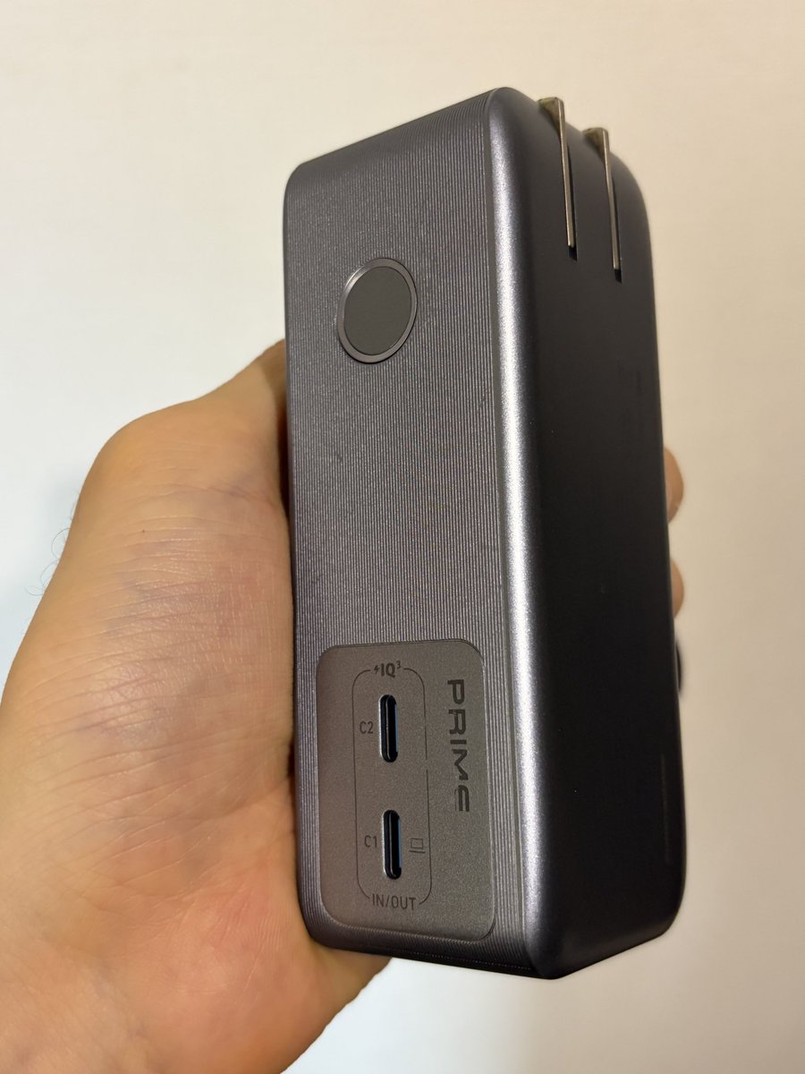 sm_hn's tweet image. ちなみにAnker Prime PowerBank Fusion 65Wっていう高いやつ気に入ってて、すぐ壊れたから交換したんだけど、また壊れた。Ankerは信用してるけどこの製品のことはもうあんまり信用してないからこれ以上交換しても微妙、どうしようかな