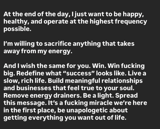 "Be Unapologetic about getting whatever you want out of life." 

<a href="/MrFourToEight/">Blake Rocha</a> preaches here, and it isn't easy.

Building a life on your own terms is a war.
