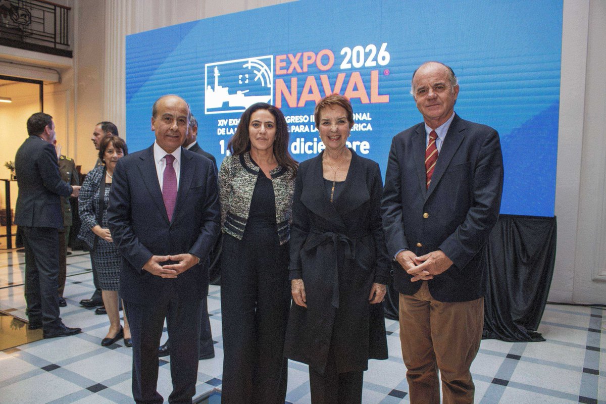 Exponaval_chile's tweet photo. @SNA_Chile @Armada_Chile @Carabdechile @PDI_CHILE Carola Fuentes, gerente general de @FISA_oficial, destacó que "estamos felices de iniciar una nueva edición de Exponaval, un espacio clave para la colaboración internacional y el desarrollo de la industria marítima y de defensa".

📅 1-3 dic., TP Valparaíso. https://t.co/CJvtPvESHW