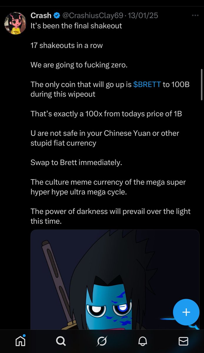 OnchainOracleY's tweet photo. @Silent_Whale_ Who was stupid enough to believe and all this bullshit retarded analysis and lies from the #cryptoscamer of @CrashiusClay69 and his gang? $Brett $Ponke $Bobo $crodie $Redo $Conan and every #shitcoin he shared? Do you remember why this posts make you fall and got you recked? 🤷🏼‍♂️ https://t.co/sj76q0hGGC