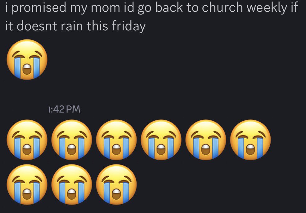 day 2 of manifesting no rain on Conquest Day