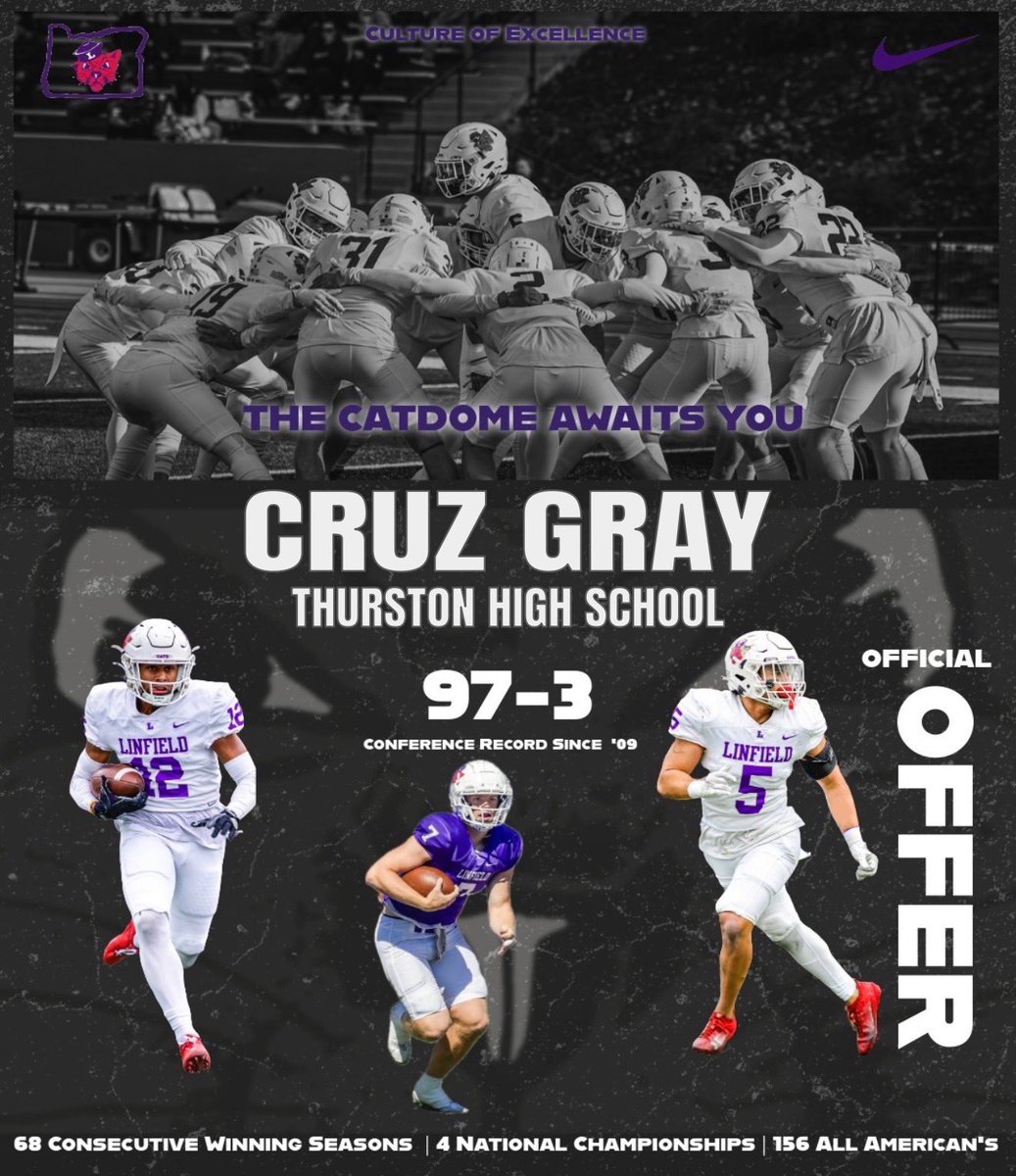 Had a great visit and talk with <a href="/CoachSmithCats/">Coach Joseph Smith</a> <a href="/CoachJVaughan/">Jackson Vaughan</a> <a href="/CoachKern_/">Nicholas Kernaghan</a>  
Blessed to receive an offer. #CATDOME