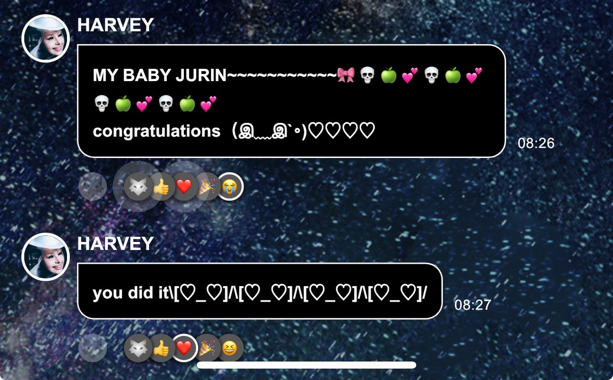 🦄: My Baby Jurin~~ Congratulation! You did it! 
^[🩶_🩶]^^[🩶_🩶]^^[🩶_🩶]^

Stream Jurin Asaya - PS118 (feat. Rapsody) now
✨➡️ jurinasaya.lnk.to/PS118⬅️✨

#JURIN_ASAYA 
#PS118 #XG