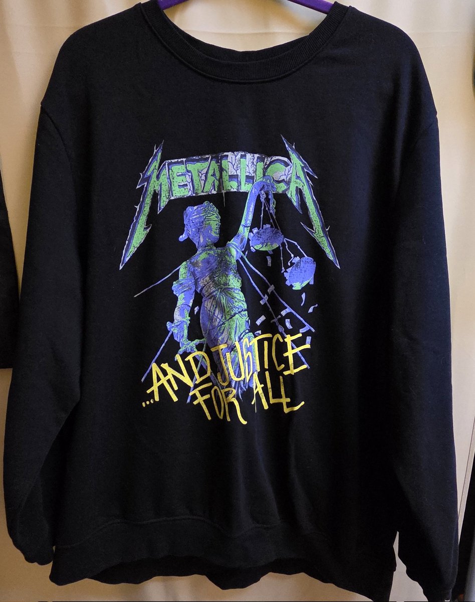 rcevetto's tweet image. #Metalshirt of the night. #Metallica #AndJusticeforAll #ThrashMetal #HeavyMetal