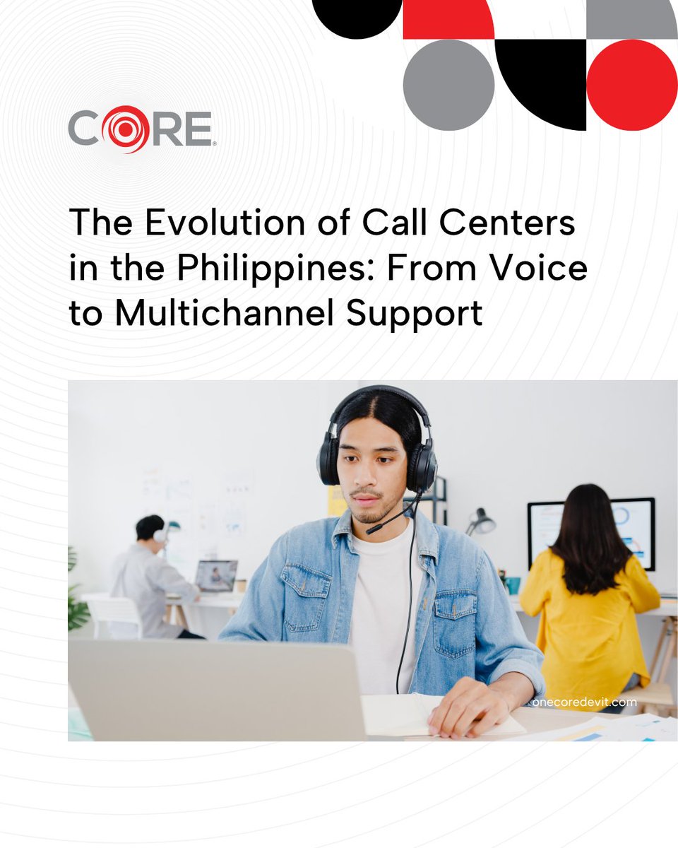 onecoredevit's tweet image. PH call centers aren’t just voice anymore. They’re multichannel and global-ready. 🌍📞💬

Read: onecoredevit.com/news-and-insig…

#OneCoreDevIT #CORESolutions