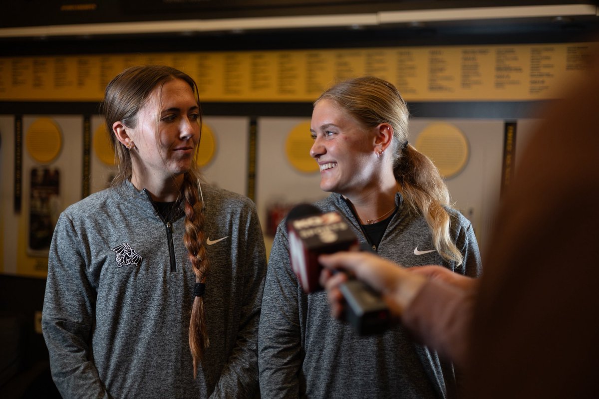 MWSUGriffons's tweet photo. ⚽️💃🎉

A new thing to know you’re dancing before you know you’re dancing. 

Welcome to the perks of being a conference champion. 

Congrats, @GriffonSoccer 

#BlackIsGold🔔 https://t.co/af910kfBN1