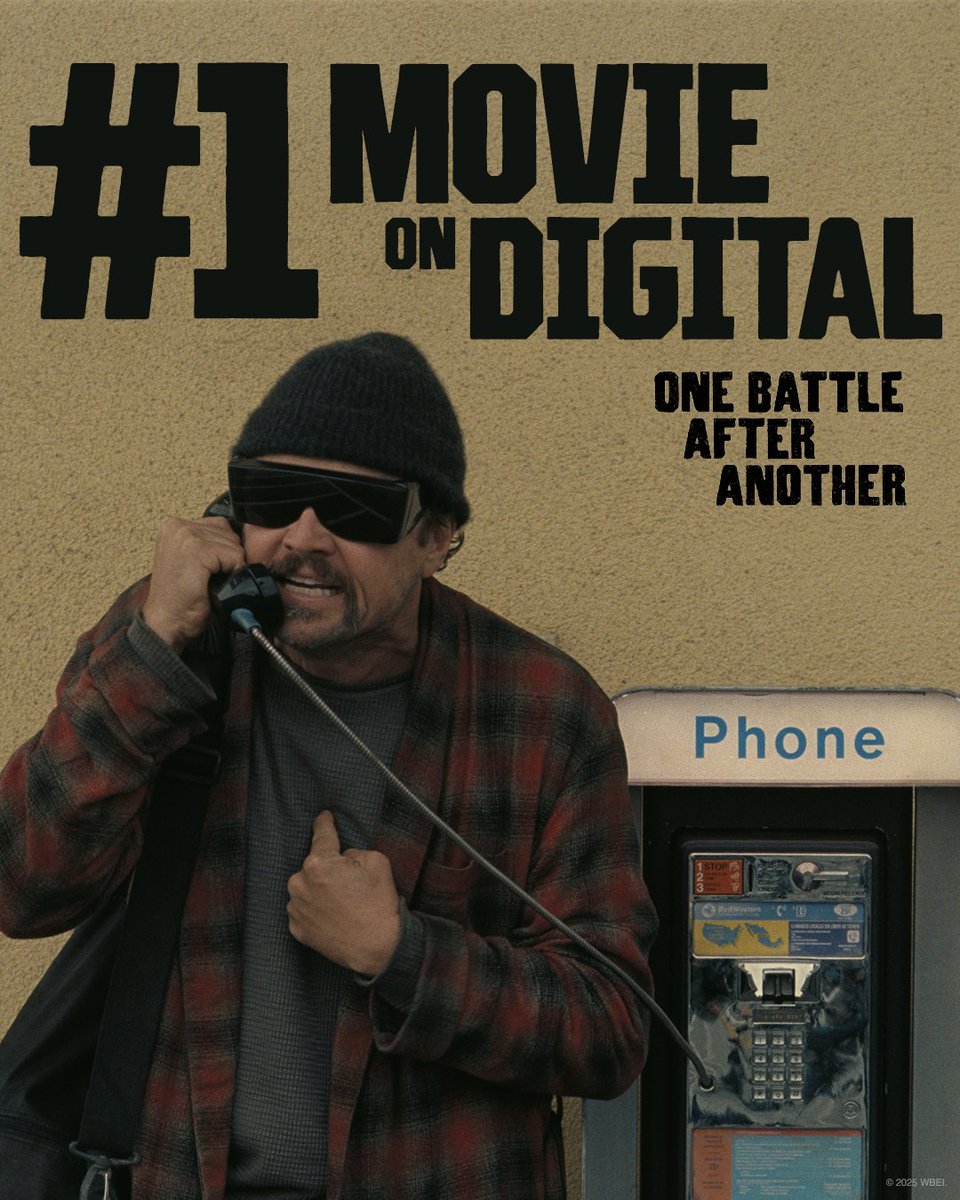 The most talked about movie of the year is #1 on Digital. #OneBattleAfterAnother is available now!