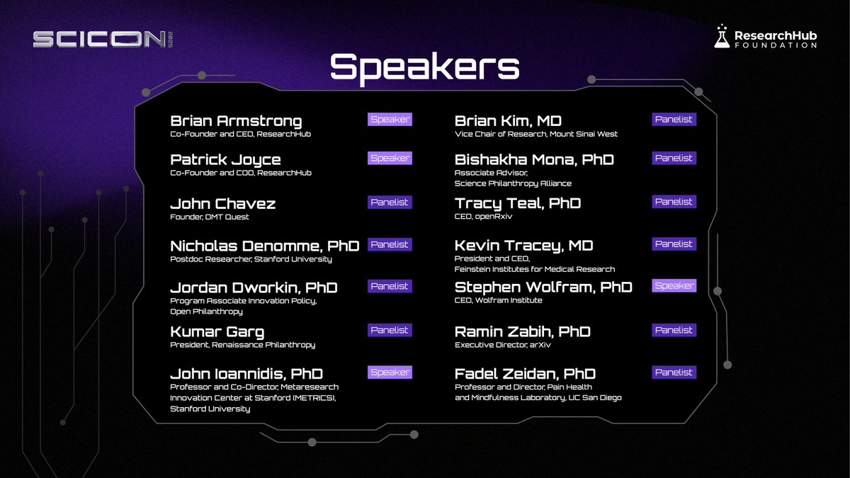 We are convening top leaders in open science, publishing, and research funding for a full day of dialogue and open networking.

Explore the speaker lineup below.